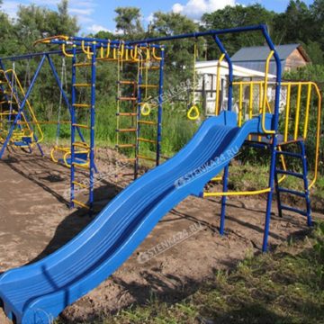 Дополнительный модуль с горкой "ПЛЮС" (длина горки 3,0 метра)