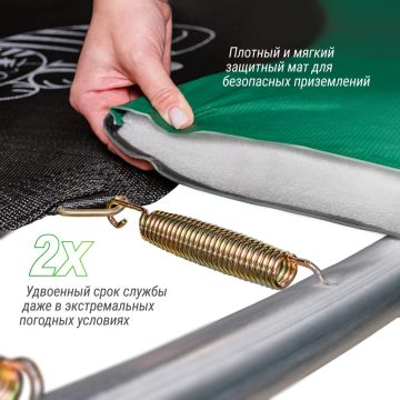 Батут UNIX Line SUPREME GAME 8 ft (green) 36