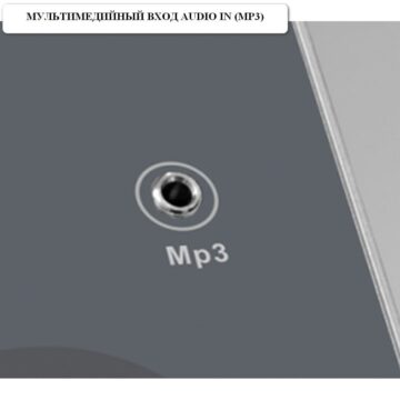 Мультимедийный вход Audio IN (MP3)