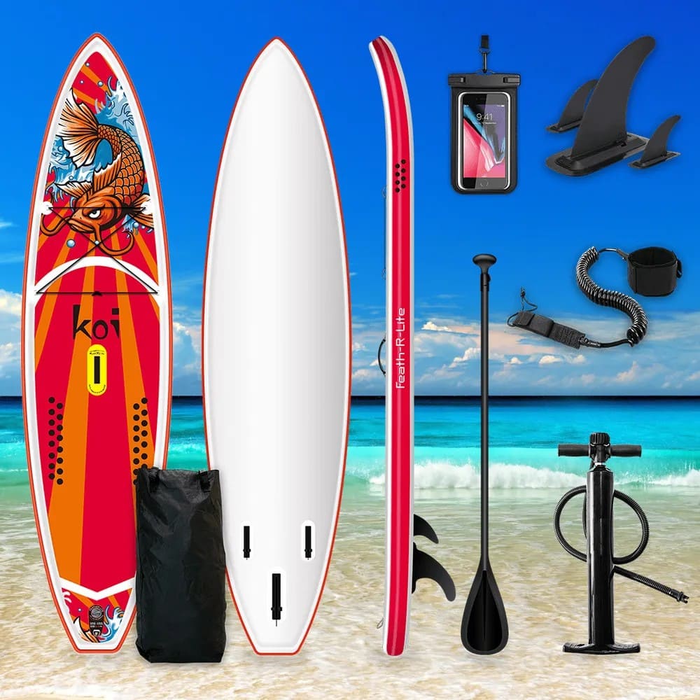 SUP board (сап доска с рыбкой оранжевый) — изображение 4