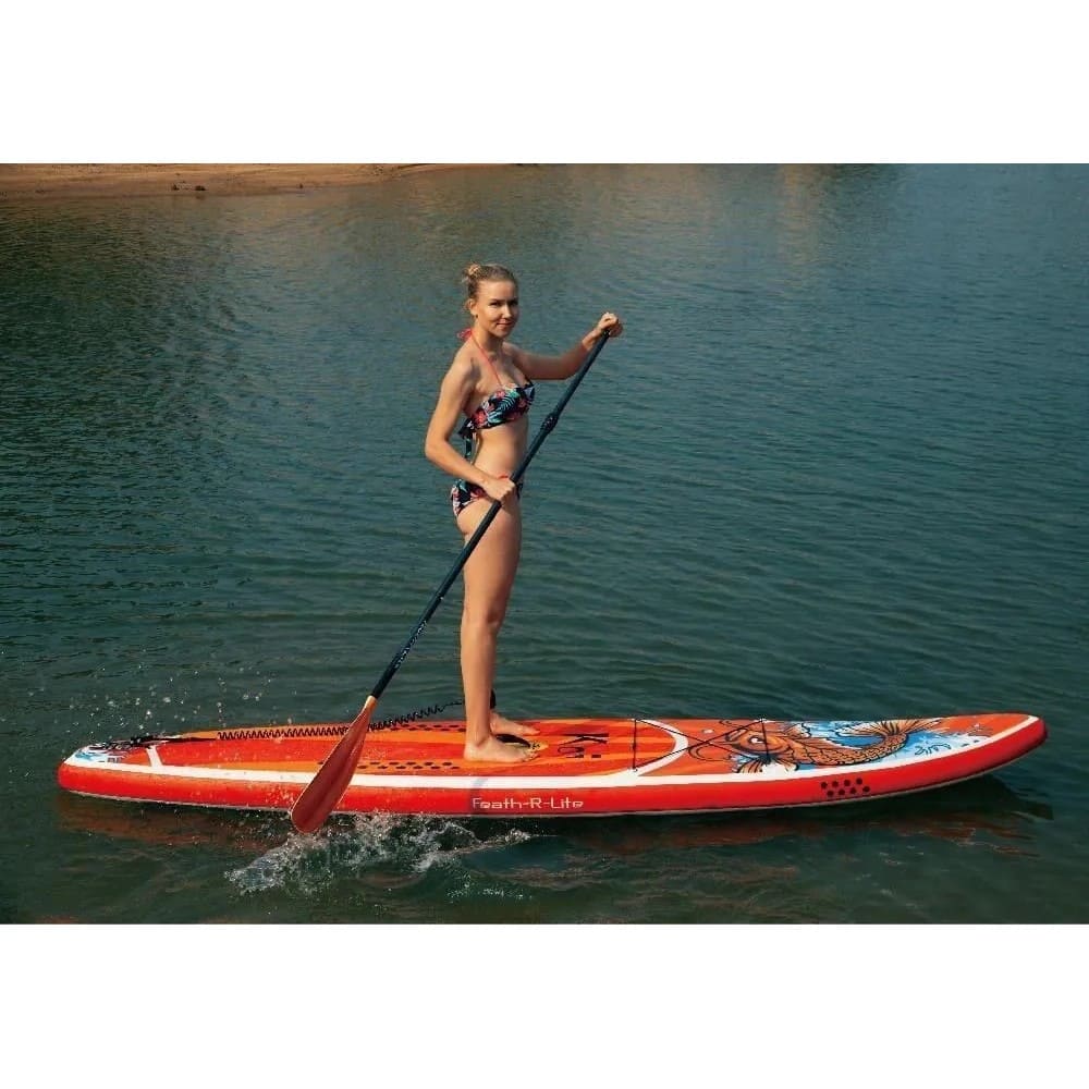 SUP board (сап доска с рыбкой оранжевый) — изображение 2