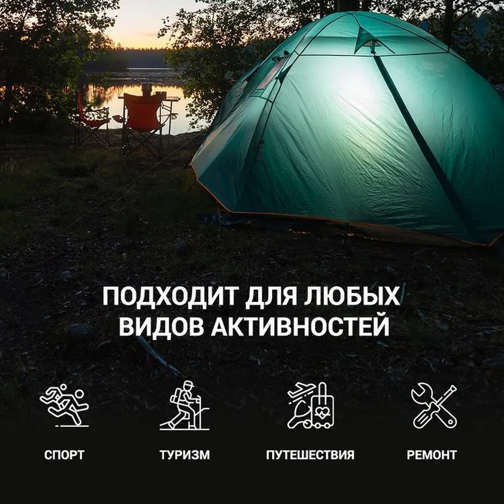 Фонарь налобный,аккумуляторный для Sup-доски(Sup board)/кемпинга — изображение 5