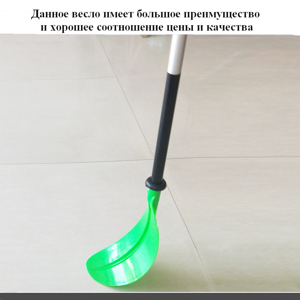Весло Зеленое четырехсекционное двустороннее — изображение 5