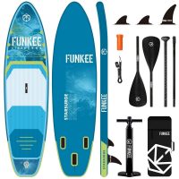 Сапборд "Funkee" starsurge синий-зеленый 335x85x15
