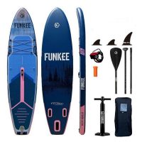 Сапборд"Funkee" Misty Forest розово-фиолетовый 335x85x15